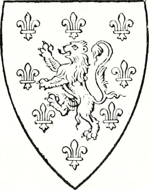 An illustration from The genealogist, 1884, leaf 245