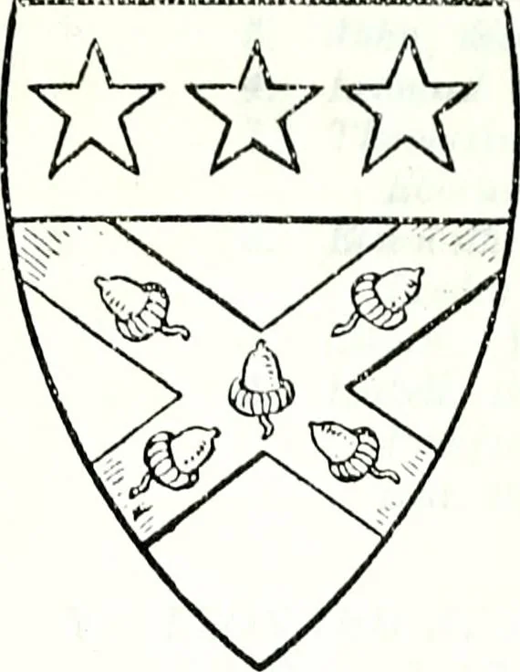 An illustration from The genealogist, 1884, leaf 387