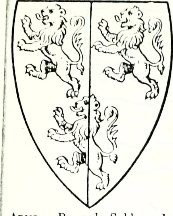 An illustration from The genealogist, 1884, leaf 527
