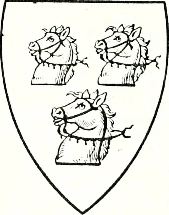 An illustration from The genealogist, 1884, leaf 85
