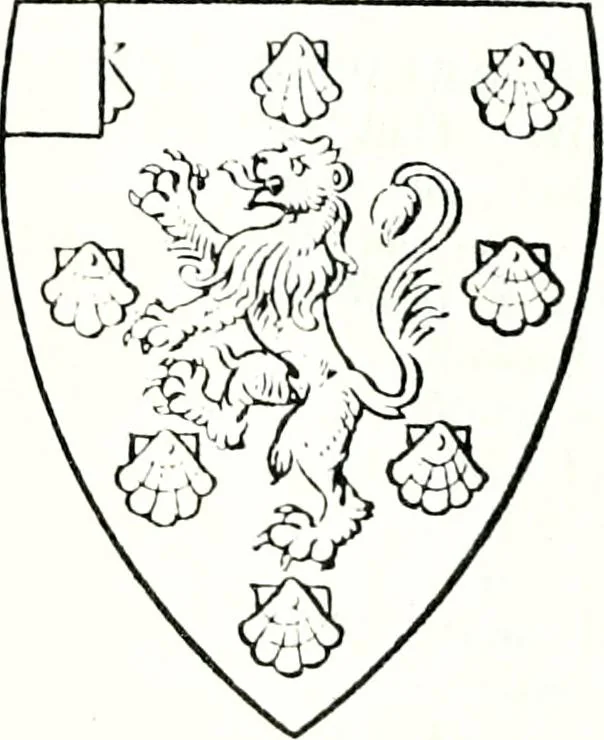An illustration from The genealogist, 1884, leaf 91