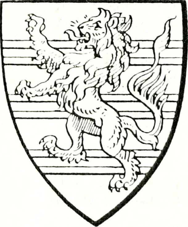 An illustration from The genealogist, 1884, leaf 97