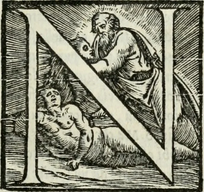 An illustration from Geneologia de gli dei : i qvin deci libri, 1547, leaf 192