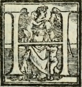 An illustration from Geneologia de gli dei : i qvin deci libri, 1547, leaf 254