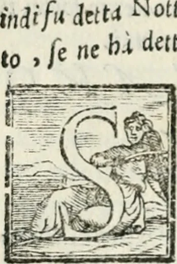 An illustration from Geneologia de gli dei : i qvin deci libri, 1547, leaf 377