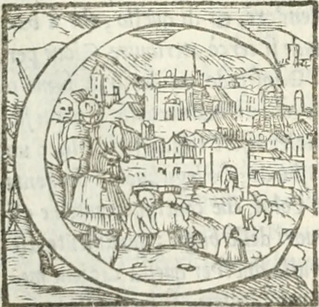 An illustration from Geneologia de gli dei : i qvin deci libri, 1547, leaf 503