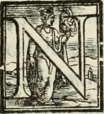 An illustration from Geneologia de gli dei : i qvin deci libri, 1547, leaf 6