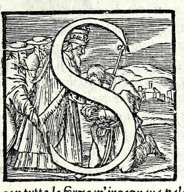 An illustration from Geneologia de gli dei : i quin deci libri di M. Giouanni Boccaccio, sopra la origine et discendenza di tutti gli dei de' gentili, con la spositione & sensi allegorici delle fauole, & con la dichiaratione dell'historie appartenenti à detta materia, 1547, leaf 111