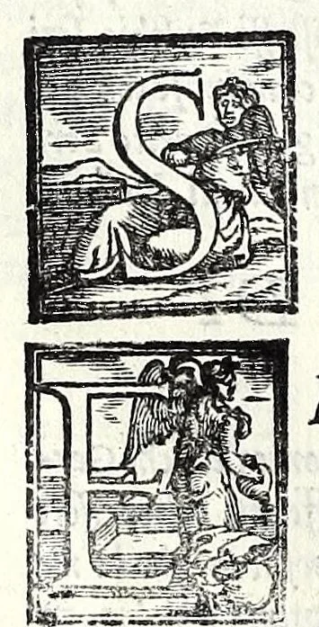 An illustration from Geneologia de gli dei : i quin deci libri di M. Giouanni Boccaccio, sopra la origine et discendenza di tutti gli dei de' gentili, con la spositione & sensi allegorici delle fauole, & con la dichiaratione dell'historie appartenenti à detta materia, 1547, leaf 286