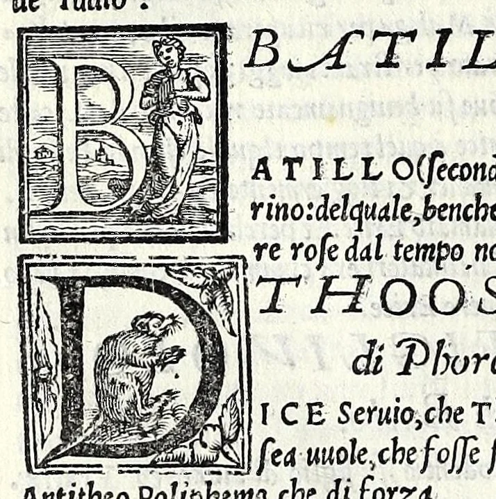 An illustration from Geneologia de gli dei : i quin deci libri di M. Giouanni Boccaccio, sopra la origine et discendenza di tutti gli dei de' gentili, con la spositione & sensi allegorici delle fauole, & con la dichiaratione dell'historie appartenenti à detta materia, 1547, leaf 364