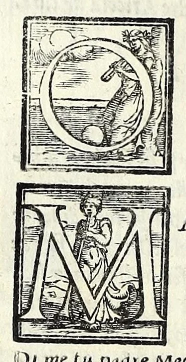 An illustration from Geneologia de gli dei : i quin deci libri di M. Giouanni Boccaccio, sopra la origine et discendenza di tutti gli dei de' gentili, con la spositione & sensi allegorici delle fauole, & con la dichiaratione dell'historie appartenenti à detta materia, 1547, leaf 388