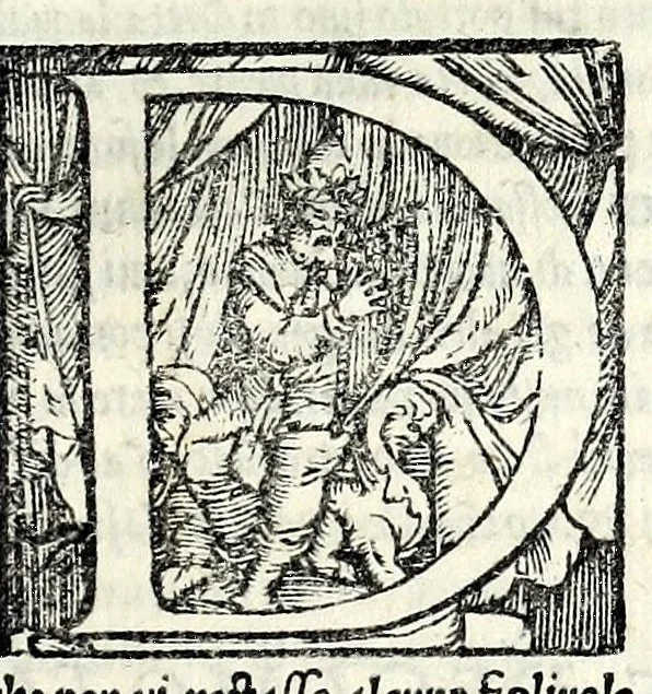 An illustration from Geneologia de gli dei : i quin deci libri di M. Giouanni Boccaccio, sopra la origine et discendenza di tutti gli dei de' gentili, con la spositione & sensi allegorici delle fauole, & con la dichiaratione dell'historie appartenenti à detta materia, 1547, leaf 393