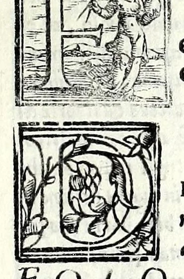 An illustration from Geneologia de gli dei : i quin deci libri di M. Giouanni Boccaccio, sopra la origine et discendenza di tutti gli dei de' gentili, con la spositione & sensi allegorici delle fauole, & con la dichiaratione dell'historie appartenenti à detta materia, 1547, leaf 483