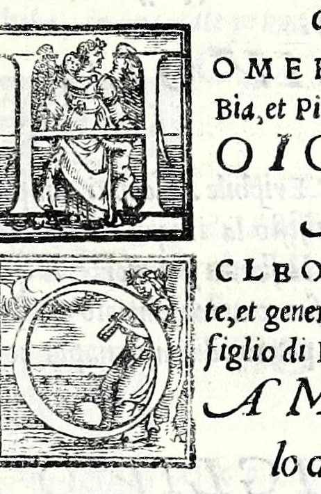 An illustration from Geneologia de gli dei : i quin deci libri di M. Giouanni Boccaccio, sopra la origine et discendenza di tutti gli dei de' gentili, con la spositione & sensi allegorici delle fauole, & con la dichiaratione dell'historie appartenenti à detta materia, 1547, leaf 491