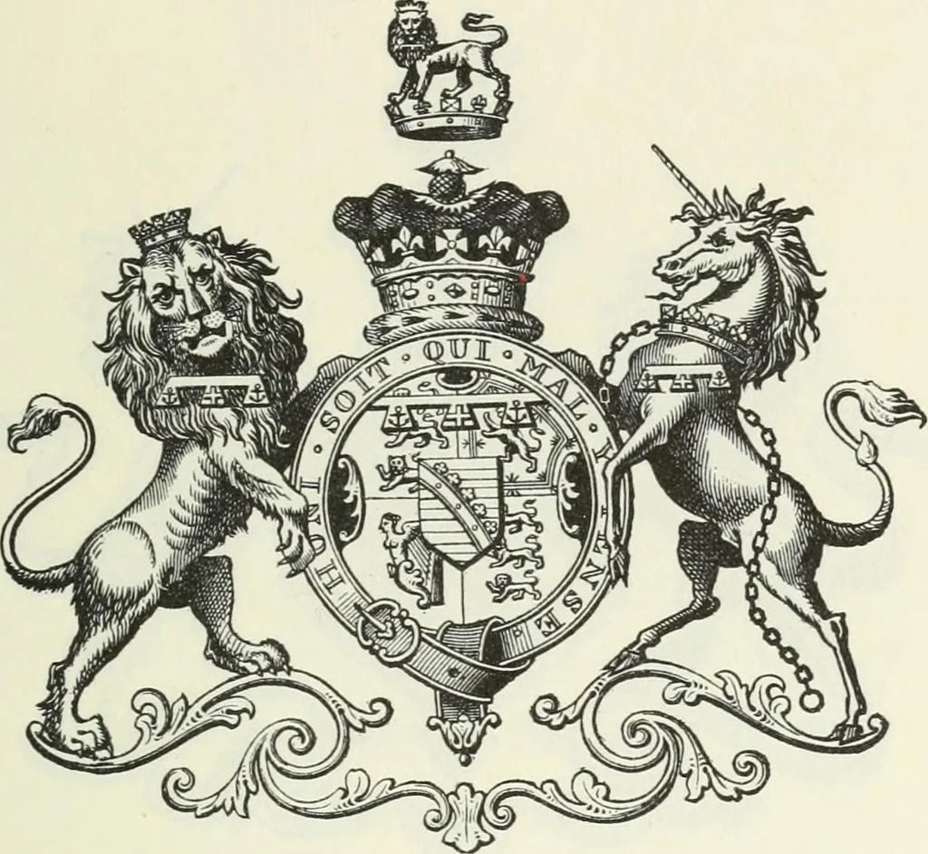 An illustration from The general armory of England, Scotland, Ireland, and Wales; comprising a registry of armorial bearings from the earliest to the present time, 1884, leaf 62