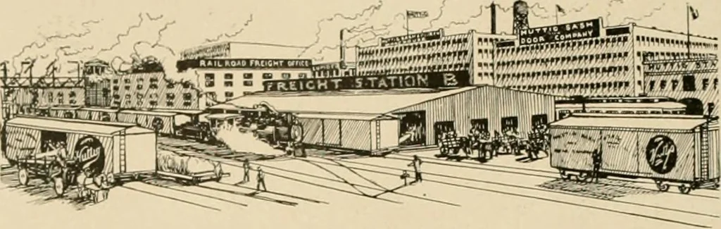An illustration from General catalogue : Huttig Sash & Door Co., 1900, leaf 10
