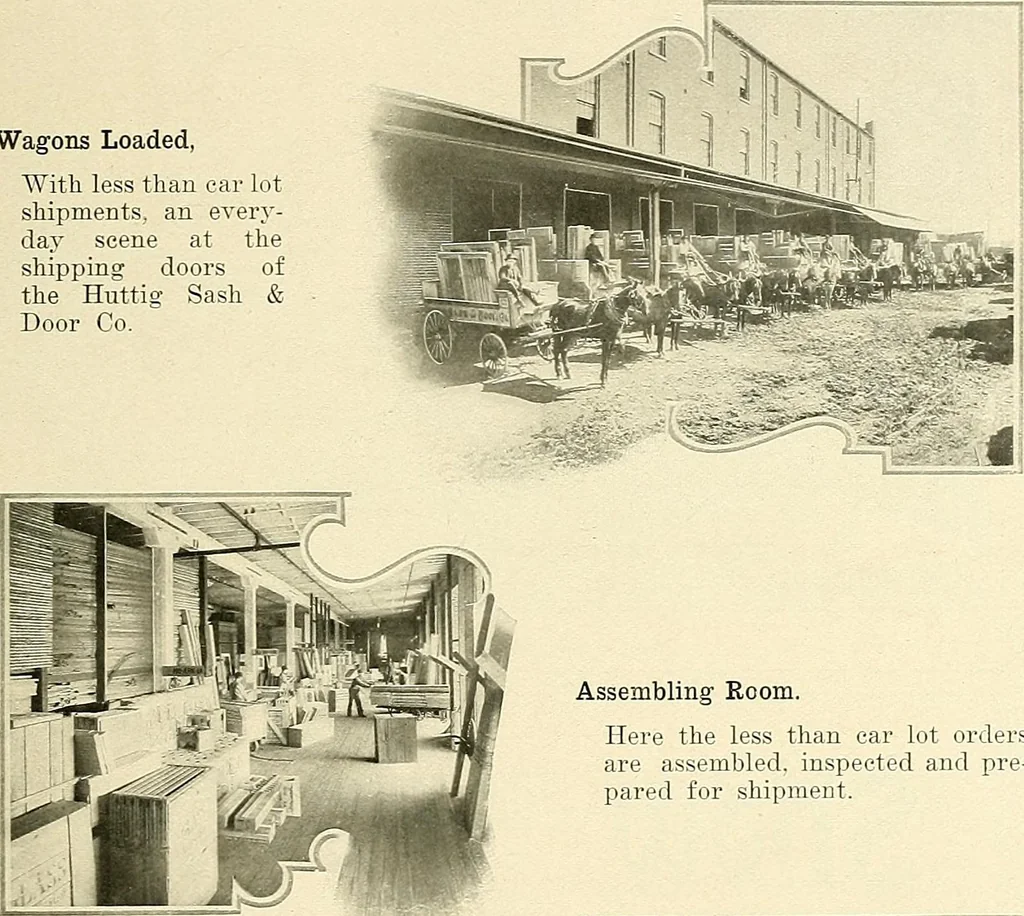 An illustration from General catalogue : Huttig Sash & Door Co., 1900, leaf 11