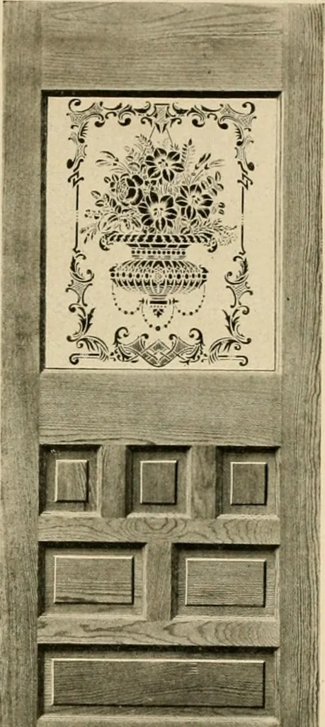 An illustration from General catalogue : Huttig Sash & Door Co., 1900, leaf 136