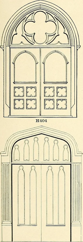 An illustration from General catalogue : Huttig Sash & Door Co., 1900, leaf 175