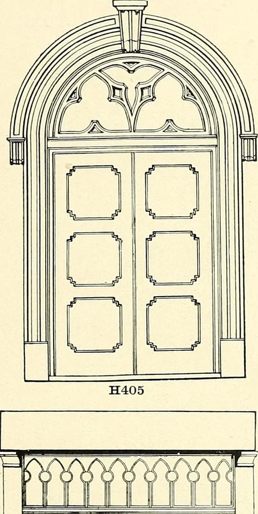 An illustration from General catalogue : Huttig Sash & Door Co., 1900, leaf 175