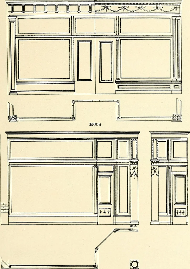 An illustration from General catalogue : Huttig Sash & Door Co., 1900, leaf 187