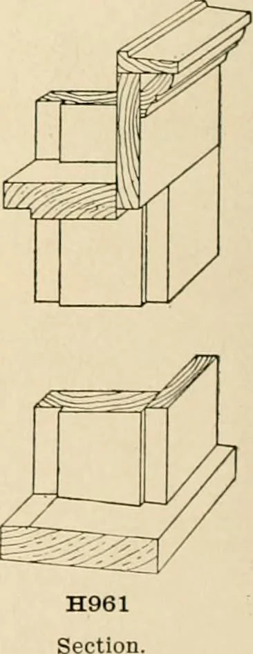 An illustration from General catalogue : Huttig Sash & Door Co., 1900, leaf 204