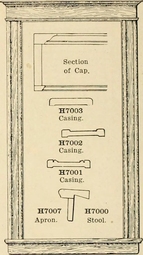 An illustration from General catalogue : Huttig Sash & Door Co., 1900, leaf 212