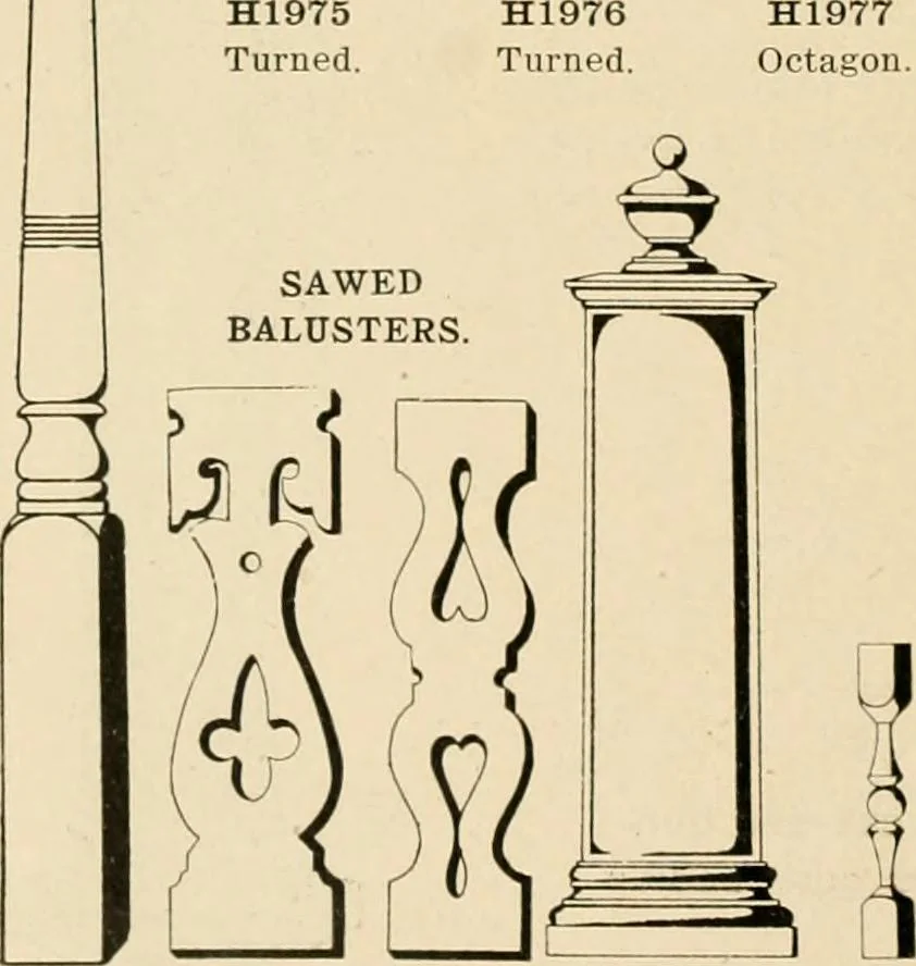 An illustration from General catalogue : Huttig Sash & Door Co., 1900, leaf 254