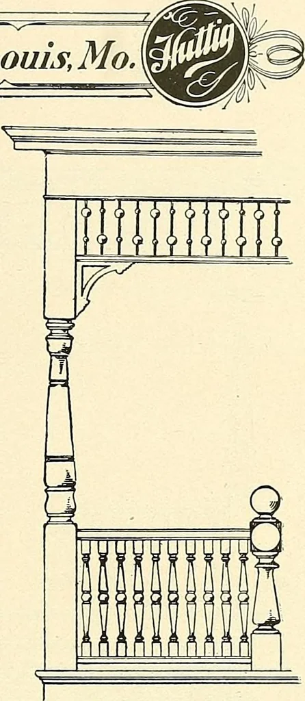 An illustration from General catalogue : Huttig Sash & Door Co., 1900, leaf 285