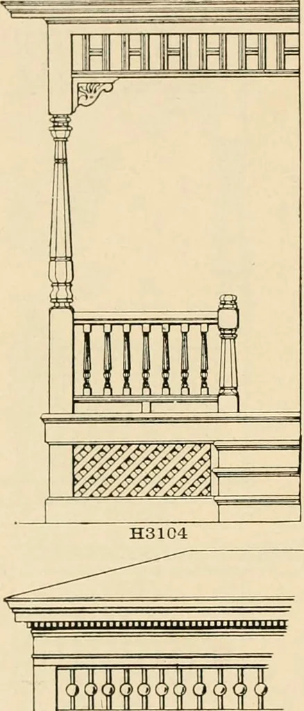 An illustration from General catalogue : Huttig Sash & Door Co., 1900, leaf 286