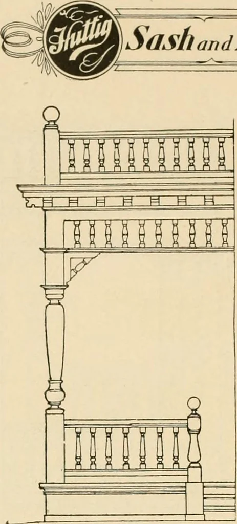 An illustration from General catalogue : Huttig Sash & Door Co., 1900, leaf 288