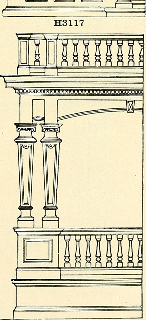 An illustration from General catalogue : Huttig Sash & Door Co., 1900, leaf 289
