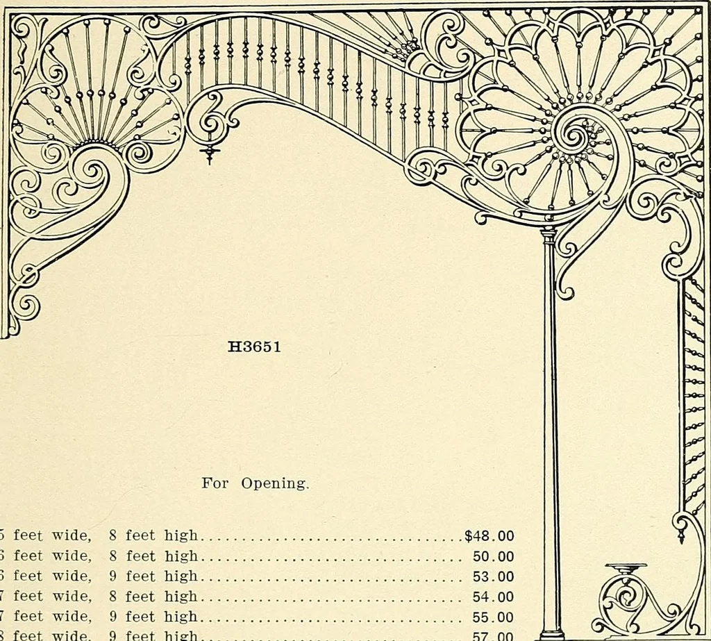 An illustration from General catalogue : Huttig Sash & Door Co., 1900, leaf 385