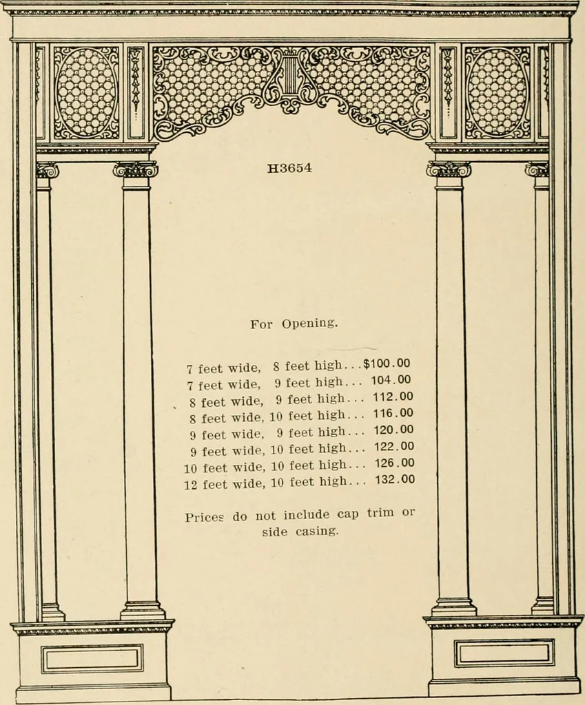 An illustration from General catalogue : Huttig Sash & Door Co., 1900, leaf 388