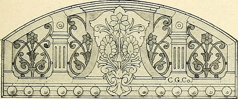 An illustration from General catalogue : Huttig Sash & Door Co., 1900, leaf 435