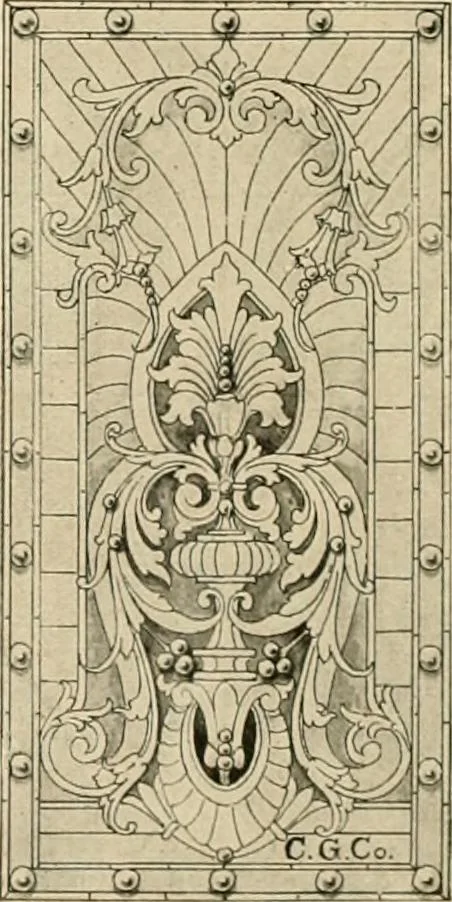 An illustration from General catalogue : Huttig Sash & Door Co., 1900, leaf 436