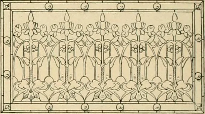 An illustration from General catalogue : Huttig Sash & Door Co., 1900, leaf 438