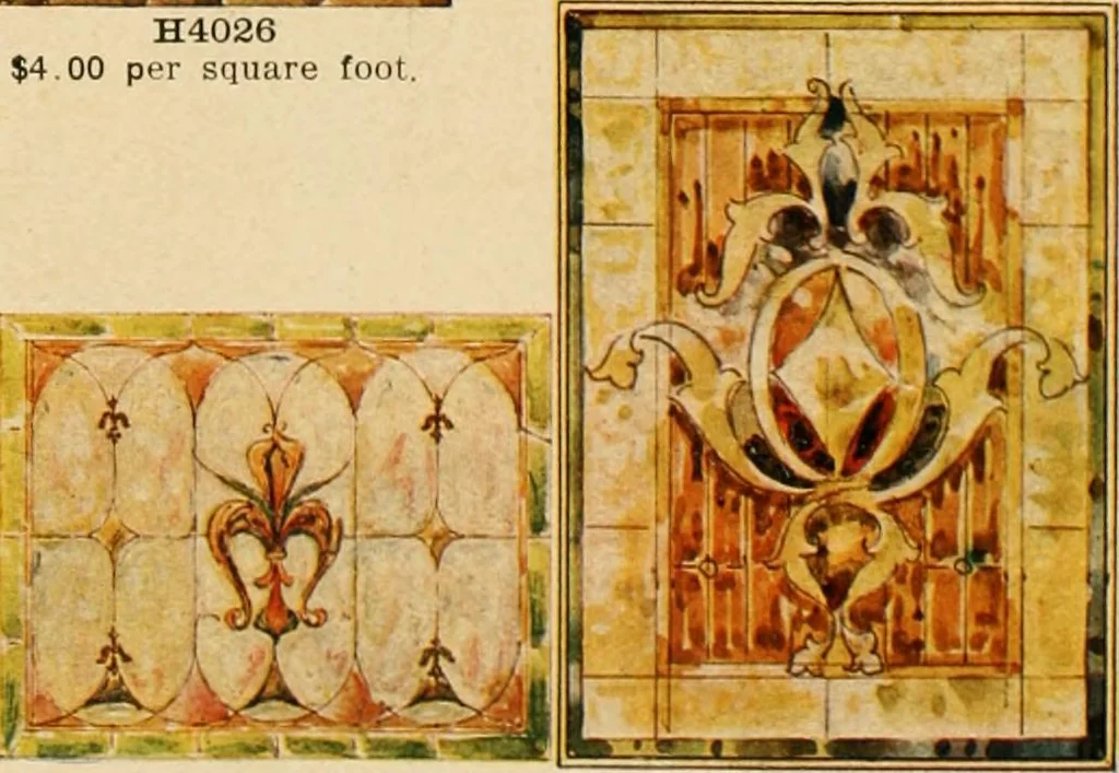An illustration from General catalogue : Huttig Sash & Door Co., 1900, leaf 444