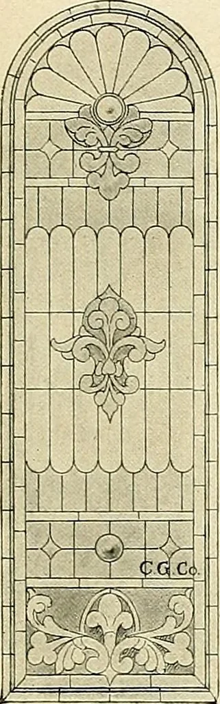 An illustration from General catalogue : Huttig Sash & Door Co., 1900, leaf 455
