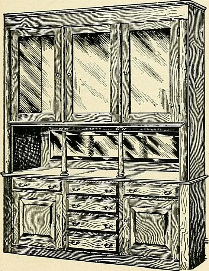 An illustration from General catalogue : Huttig Sash & Door Co., 1900, leaf 459