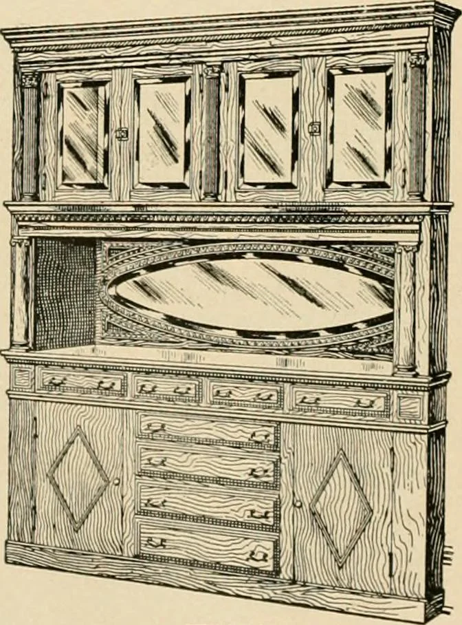 An illustration from General catalogue : Huttig Sash & Door Co., 1900, leaf 460