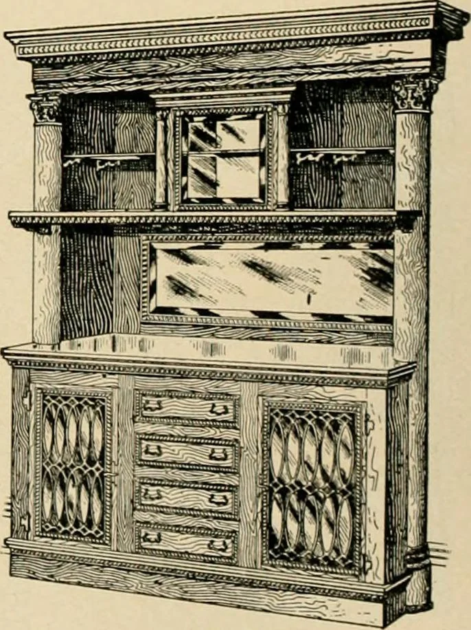 An illustration from General catalogue : Huttig Sash & Door Co., 1900, leaf 460