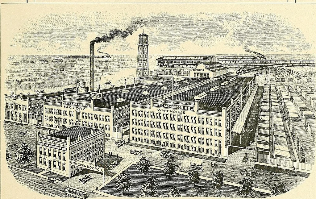 An illustration from General catalogue : Huttig Sash & Door Co., 1900, leaf 5