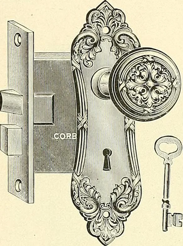 An illustration from General catalogue : Huttig Sash & Door Co., 1900, leaf 513