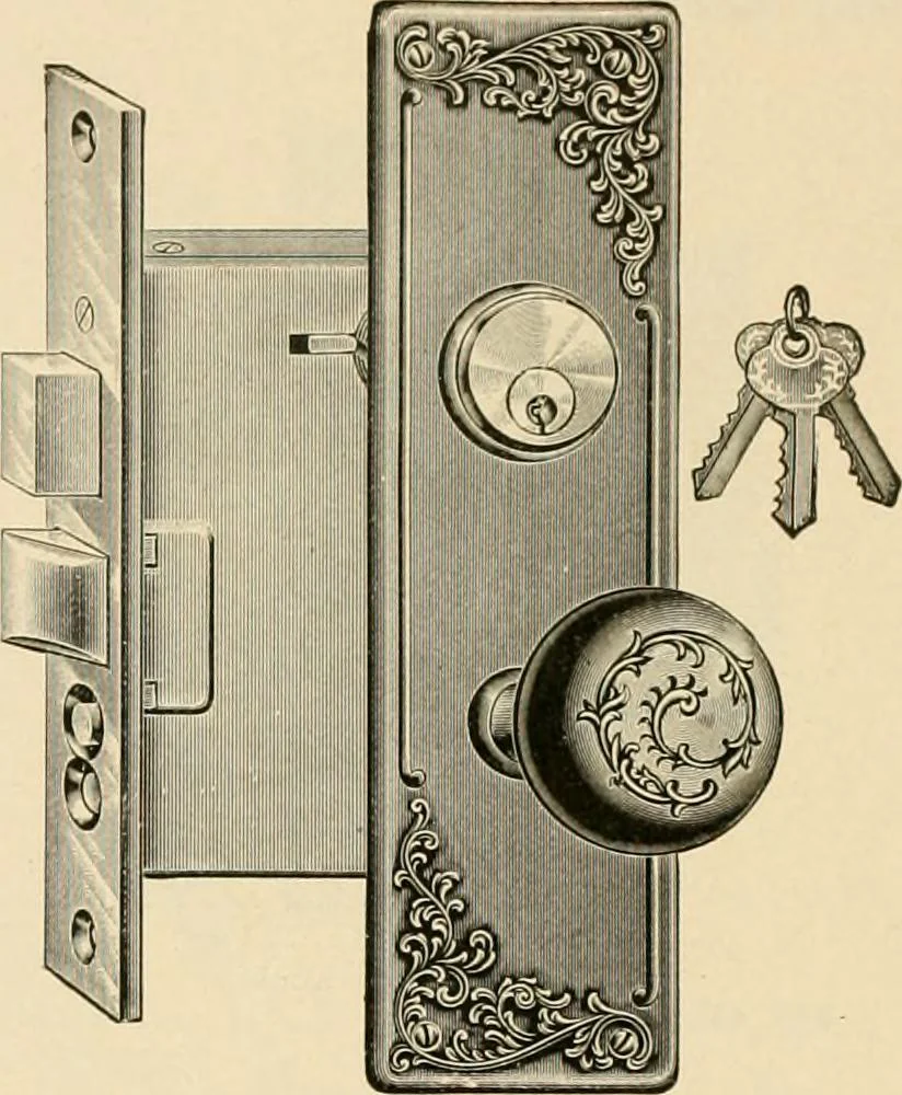 An illustration from General catalogue : Huttig Sash & Door Co., 1900, leaf 516