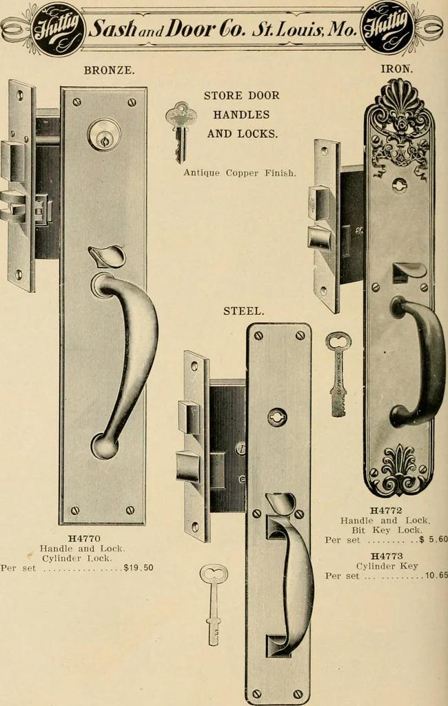 An illustration from General catalogue : Huttig Sash & Door Co., 1900, leaf 520