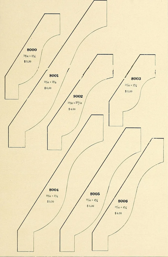 An illustration from General catalogue : Huttig Sash & Door Co., 1900, leaf 545