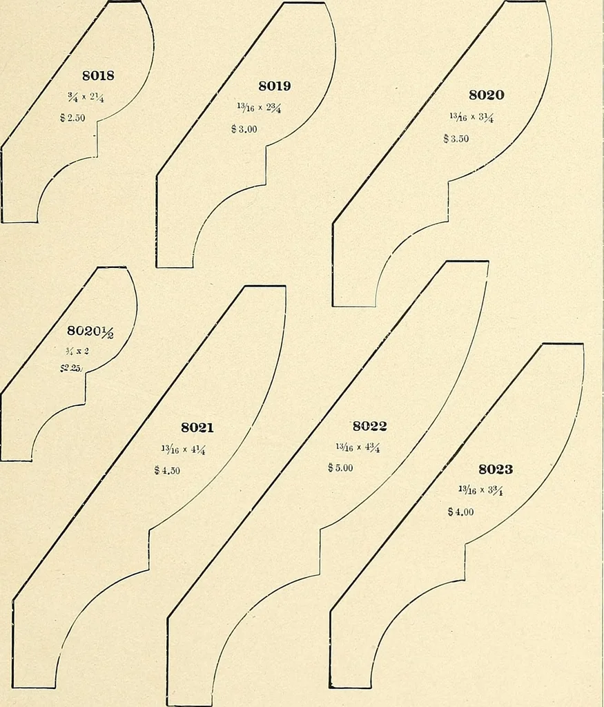 An illustration from General catalogue : Huttig Sash & Door Co., 1900, leaf 547