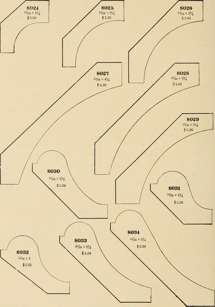 An illustration from General catalogue : Huttig Sash & Door Co., 1900, leaf 548