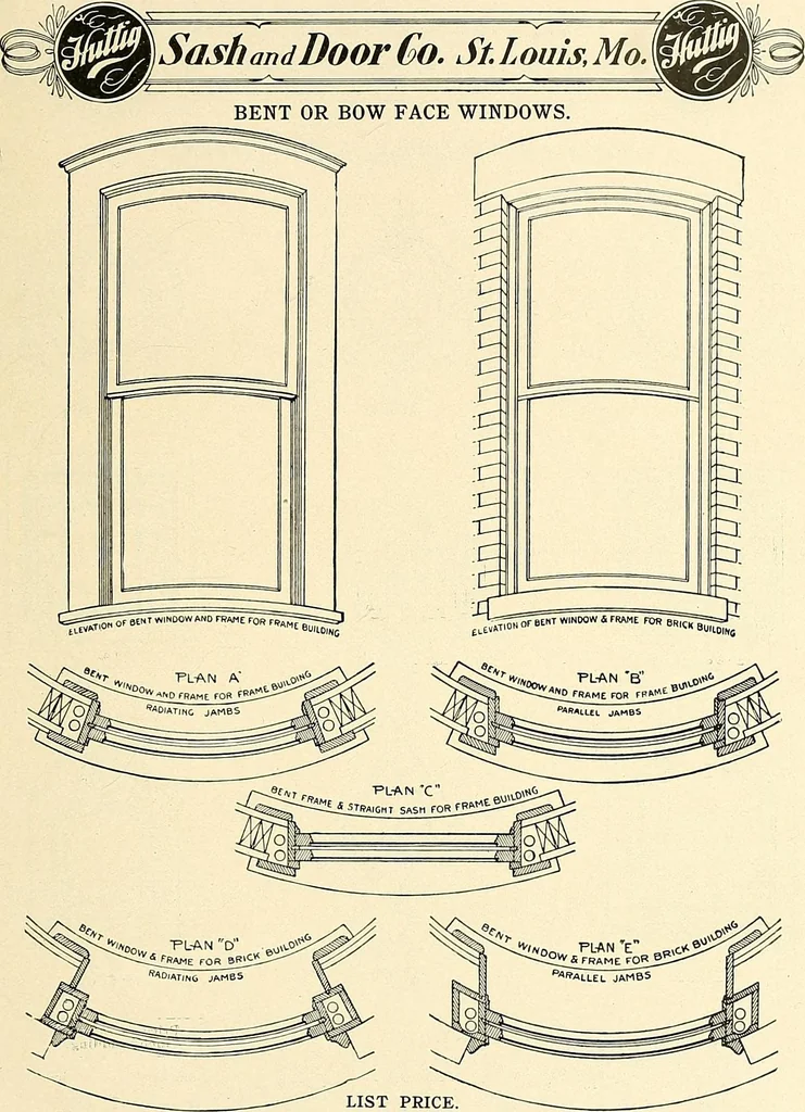 An illustration from General catalogue : Huttig Sash & Door Co., 1900, leaf 55